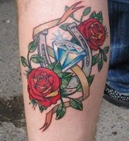 фото тату подкова от 01.06.2018 №127 — horseshoe tattoos — tattoo-photo.ru