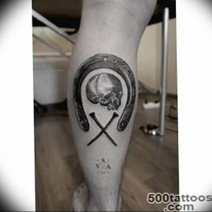 фото тату подкова от 01.06.2018 №086 - horseshoe tattoos - tattoo-photo.ru