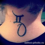 Фото рисунка Тату Близнецы 20.11.2018 №142 - photo tattoos gemini - tattoo-photo.ru