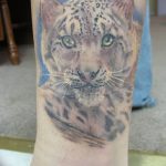Фото рисунка Тату снежный барс 20.11.2018 №022 - Tattoo snow leopard - tattoo-photo.ru