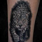 Фото рисунка Тату снежный барс 20.11.2018 №029 - Tattoo snow leopard - tattoo-photo.ru