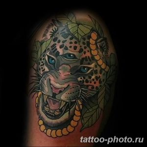 Фото рисунка Тату снежный барс 20.11.2018 №063 - Tattoo snow leopard - tattoo-photo.ru