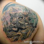 Фото рисунка Тату снежный барс 20.11.2018 №085 - Tattoo snow leopard - tattoo-photo.ru
