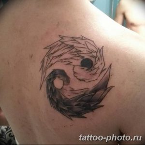 Фото рисунка тату Инь-Янь 08.11.2018 №079 - photo tattoo Yin-Yang - tattoo-photo.ru