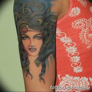 Фото рисунка тату Медуза Горгона 23.11.2018 №007 - tattoo Medusa Gorgo - tattoo-photo.ru