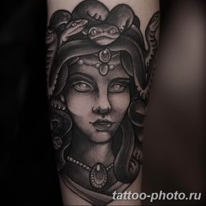 Фото рисунка тату Медуза Горгона 23.11.2018 №021 - tattoo Medusa Gorgo - tattoo-photo.ru