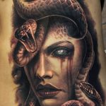 Фото рисунка тату Медуза Горгона 23.11.2018 №039 - tattoo Medusa Gorgo - tattoo-photo.ru