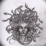 Фото рисунка тату Медуза Горгона 23.11.2018 №042 - tattoo Medusa Gorgo - tattoo-photo.ru