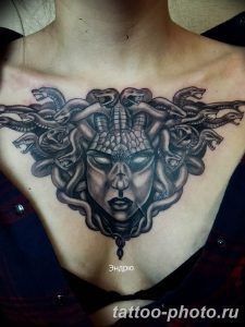Фото рисунка тату Медуза Горгона 23.11.2018 №115 - tattoo Medusa Gorgo - tattoo-photo.ru