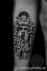 Фото рисунка тату Медуза Горгона 23.11.2018 №131 - tattoo Medusa Gorgo - tattoo-photo.ru