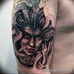 Фото рисунка тату Медуза Горгона 23.11.2018 №149 - tattoo Medusa Gorgo - tattoo-photo.ru