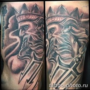 Фото рисунка тату Трезубец 07.11.2018 №098 - photo tattoo Trident - tattoo-photo.ru