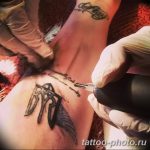 Фото рисунка тату Трезубец 07.11.2018 №208 - photo tattoo Trident - tattoo-photo.ru