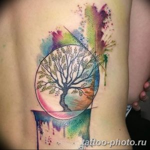 Фото рисунка тату дерево 07.11.2018 №259 - photo tattoo tree - tattoo-photo.ru