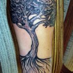 Фото рисунка тату дерево 07.11.2018 №475 - photo tattoo tree - tattoo-photo.ru