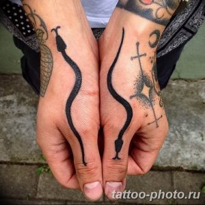 Фото рисунка тату змея 23.11.2018 №100 - snake tattoo photo - tattoo-photo.ru