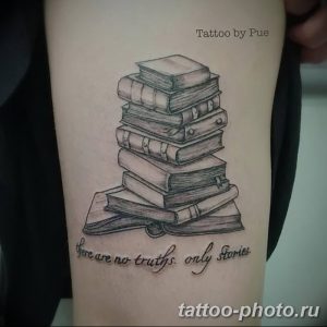 Фото рисунка тату книга 23.11.2018 №029 - photo tattoo book - tattoo-photo.ru