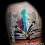 Фото рисунка тату книга 23.11.2018 №047 - photo tattoo book - tattoo-photo.ru