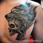 Фото рисунка тату оборотень 24.11.2018 №013 - photo tattoo werewolf - tattoo-photo.ru