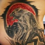 Фото рисунка тату оборотень 24.11.2018 №060 - photo tattoo werewolf - tattoo-photo.ru