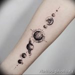 Фото рисунка тату планеты 04.11.2018 №114 - tattoo photos of the planet - tattoo-photo.ru