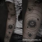 Фото рисунка тату планеты 04.11.2018 №141 - tattoo photos of the planet - tattoo-photo.ru