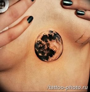 Фото рисунка тату планеты 04.11.2018 №142 - tattoo photos of the planet - tattoo-photo.ru