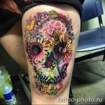 Фото рисунка тату череп 24.11.2018 №030 - photo tattoo skull - tattoo-photo.ru