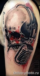 Фото рисунка тату череп 24.11.2018 №079 - photo tattoo skull - tattoo-photo.ru
