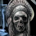 Фото рисунка тату череп 24.11.2018 №093 - photo tattoo skull - tattoo-photo.ru