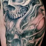 Фото рисунка тату череп 24.11.2018 №095 - photo tattoo skull - tattoo-photo.ru