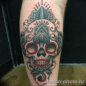 Фото рисунка тату череп 24.11.2018 №117 - photo tattoo skull - tattoo-photo.ru