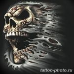 Фото рисунка тату череп 24.11.2018 №249 - photo tattoo skull - tattoo-photo.ru