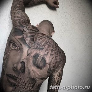 Фото рисунка тату череп 24.11.2018 №251 - photo tattoo skull - tattoo-photo.ru