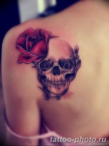 Фото рисунка тату череп 24.11.2018 №320 - photo tattoo skull - tattoo-photo.ru