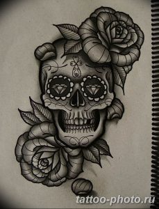 Sugar Skull Roses Tattoo Pinterest вЂў The World's Cata