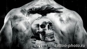 Фото рисунка тату череп 24.11.2018 №357 - photo tattoo skull - tattoo-photo.ru