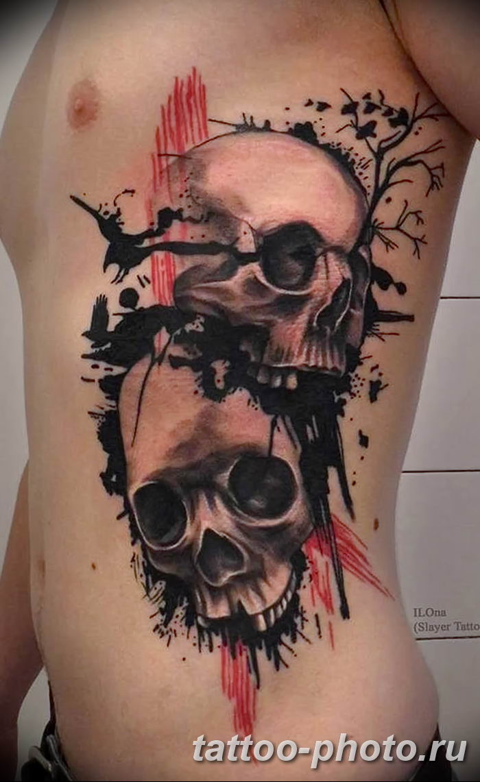 24.11.2018 № 364 - photo tattoo skull - tattoo-photo.ru. череп. 