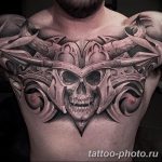 Фото рисунка тату череп 24.11.2018 №366 - photo tattoo skull - tattoo-photo.ru