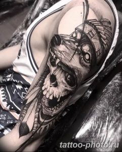 Фото рисунка тату череп 24.11.2018 №369 - photo tattoo skull - tattoo-photo.ru