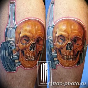 Фото рисунка тату череп 24.11.2018 №385 - photo tattoo skull - tattoo-photo.ru