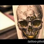Фото рисунка тату череп 24.11.2018 №408 - photo tattoo skull - tattoo-photo.ru