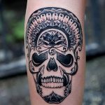 Фото рисунка тату череп 24.11.2018 №429 - photo tattoo skull - tattoo-photo.ru