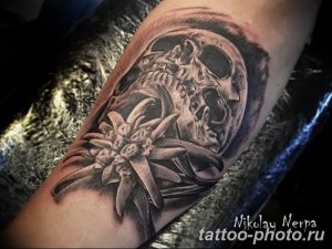 Фото рисунка тату череп 24.11.2018 №441 - photo tattoo skull - tattoo-photo.ru