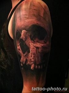 Фото рисунка тату череп 24.11.2018 №485 - photo tattoo skull - tattoo-photo.ru