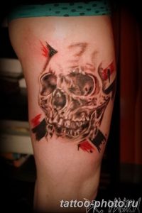 Фото рисунка тату череп 24.11.2018 №520 - photo tattoo skull - tattoo-photo.ru