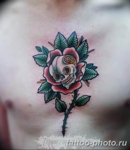 Фото рисунка тату череп 24.11.2018 №538 - photo tattoo skull - tattoo-photo.ru