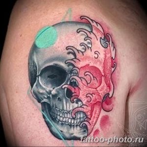 Фото рисунка тату череп 24.11.2018 №546 - photo tattoo skull - tattoo-photo.ru