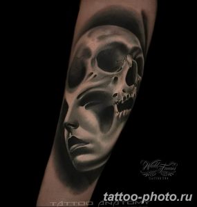 Фото рисунка тату череп 24.11.2018 №574 - photo tattoo skull - tattoo-photo.ru