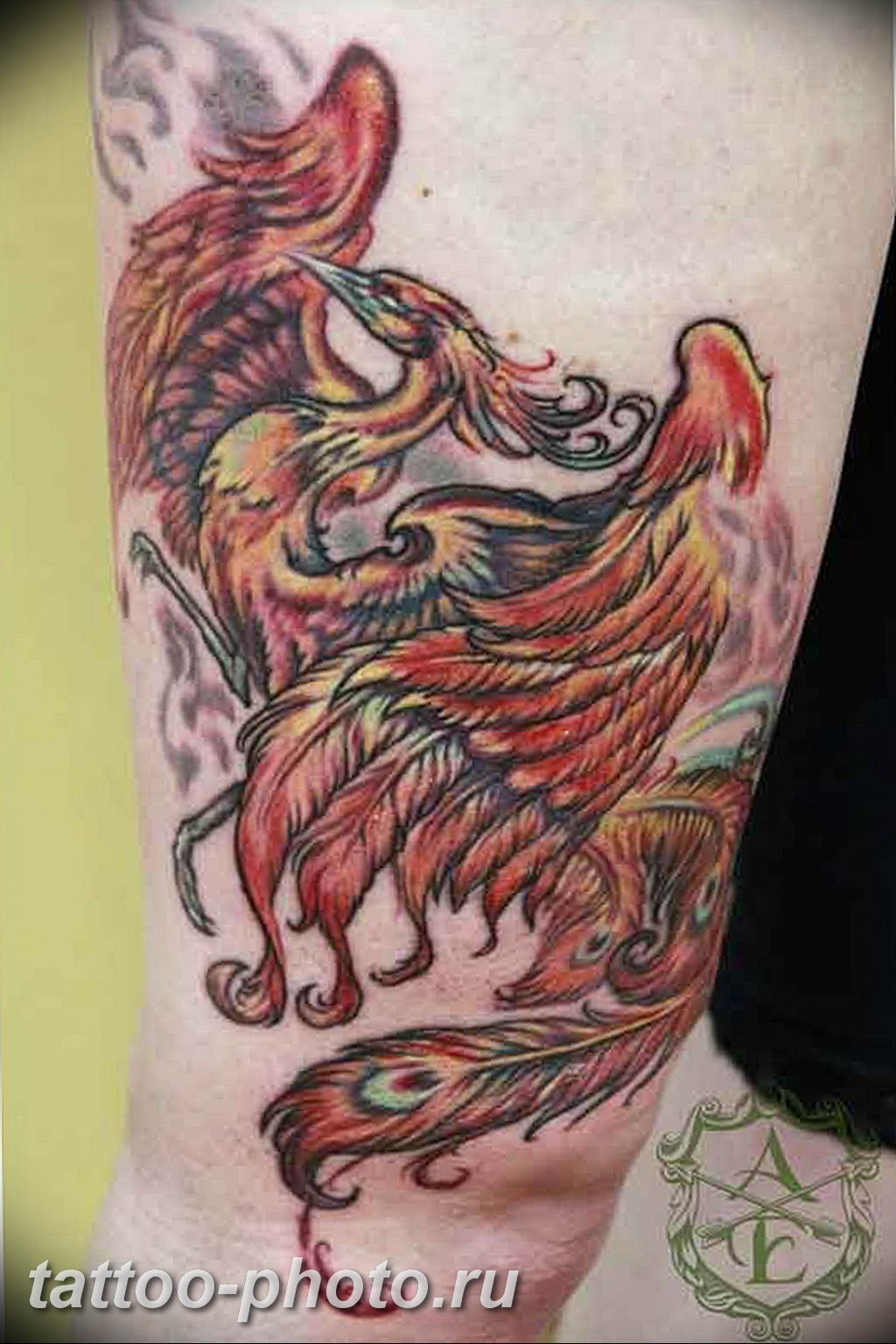 фото идеи тату феникс 18.12.2018 № 032 - photo ideas tattoo phoenix - tatto...